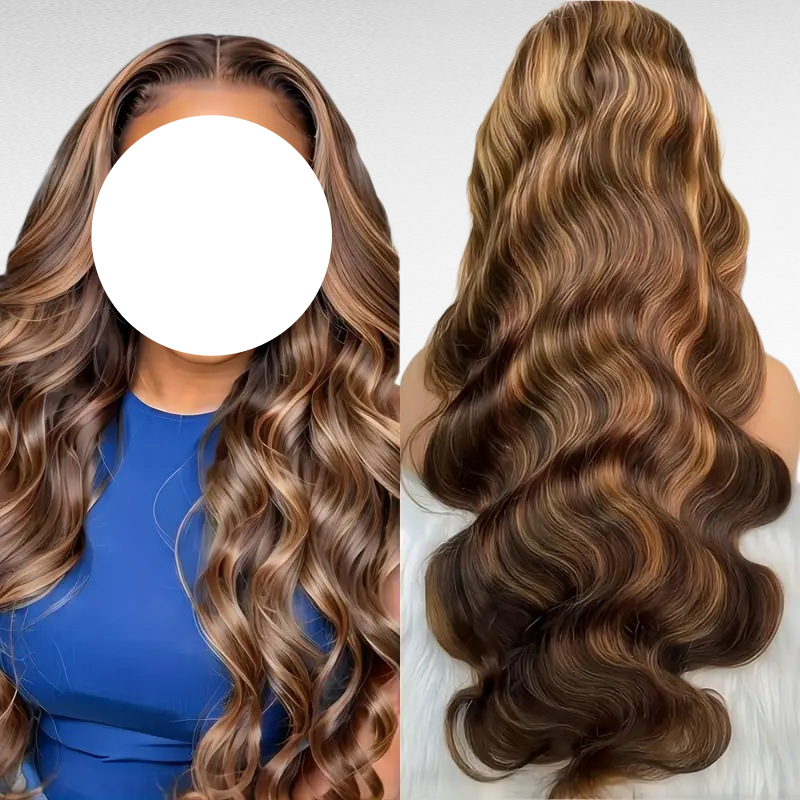 자연스러운 웨이브 가발, 레이스 디자인, 고온사로 스타일링 가능