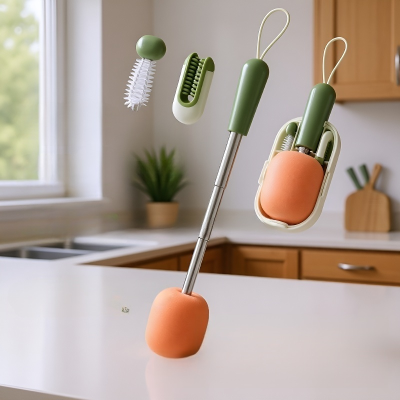 فرشاة إسفنجية قابلة للسحب 3 في 1