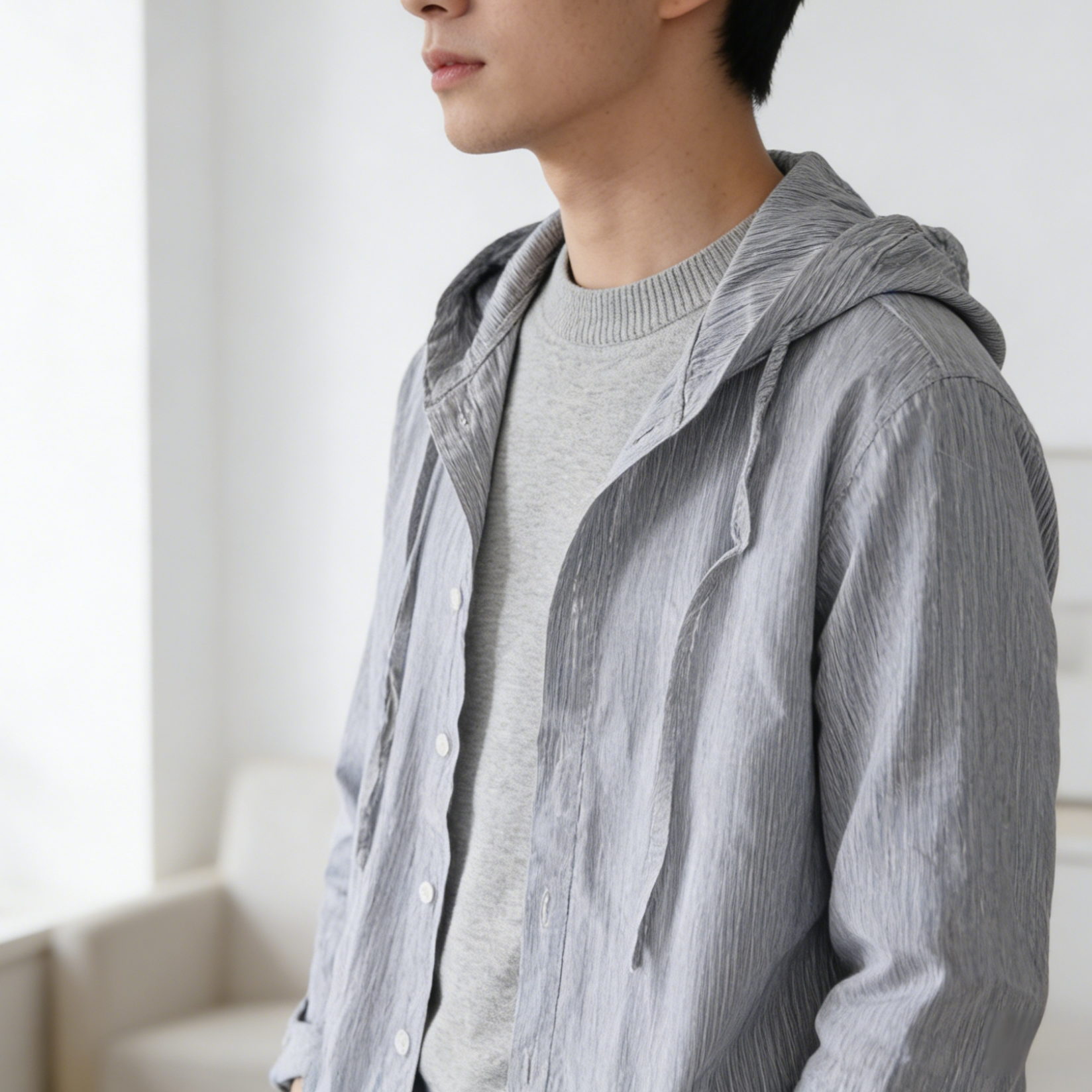 アウトドアに最適なメンズコットンリネンシャツ