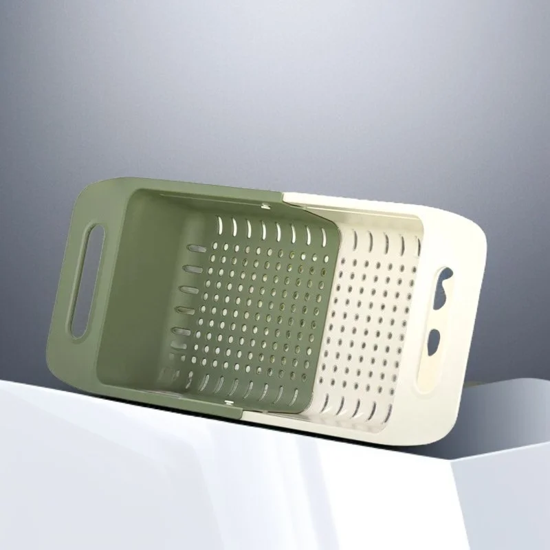 이중 확장형 물빠짐 바구니