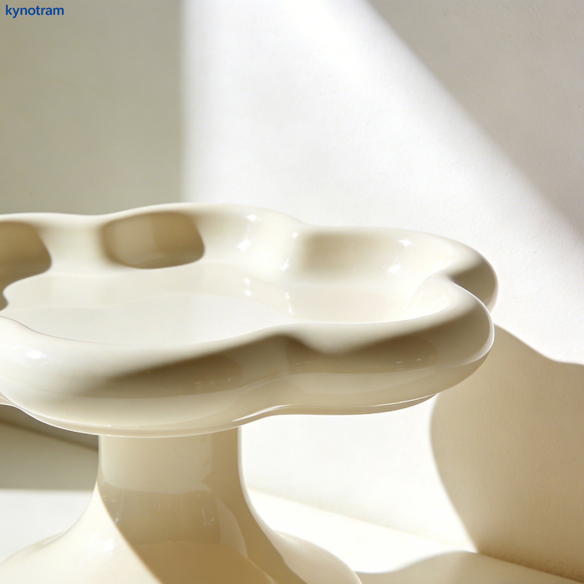 Durable plastic storage trays for desktop