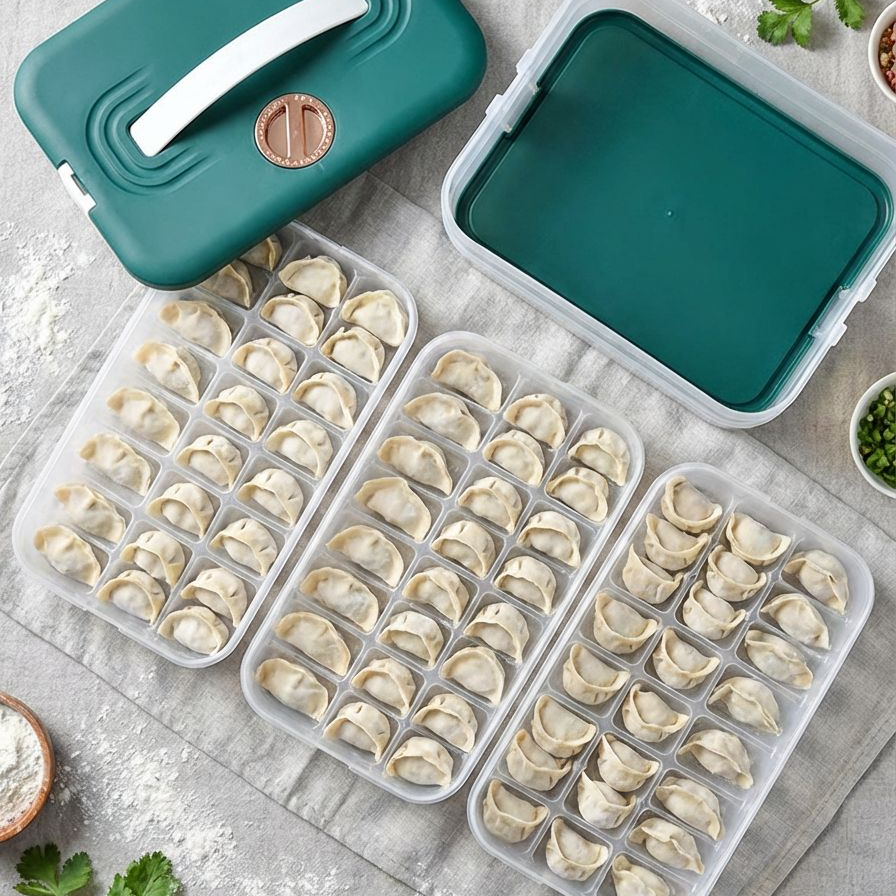 餃子保存容器の密閉機能