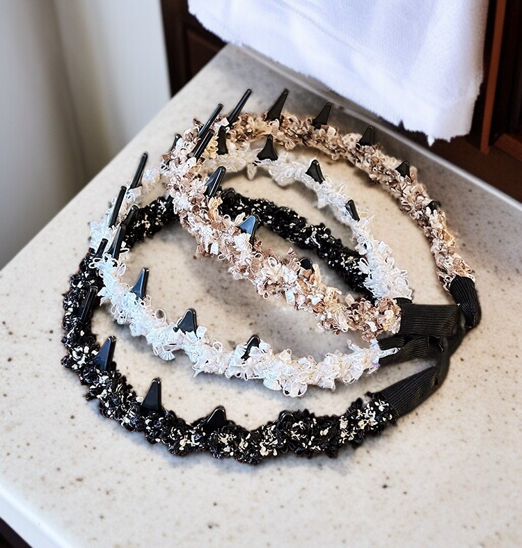 ห่วงผมตกแต่งสูงกะโหลกศีรษะด้านบนสำหรับแฟชั่นผม