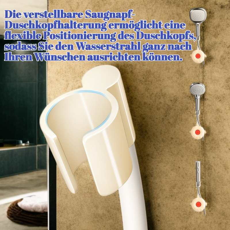Verstellbare Saugnapf-Duschkopfhalterung