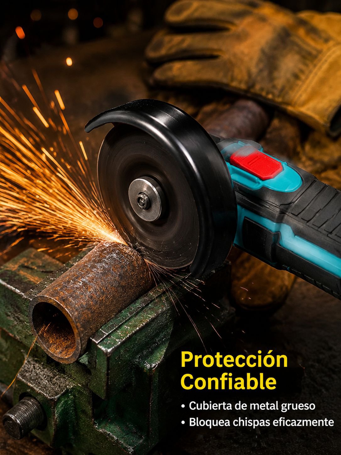 Amoladora angular multifuncional silenciosa