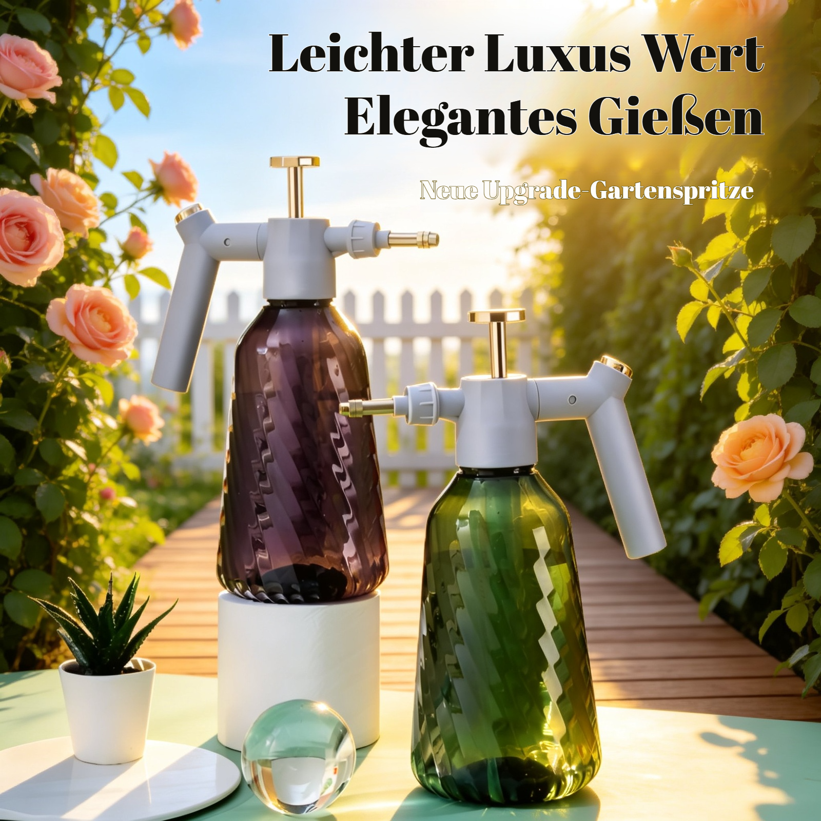 Multifunktionale Gießkanne für Haus und Garten