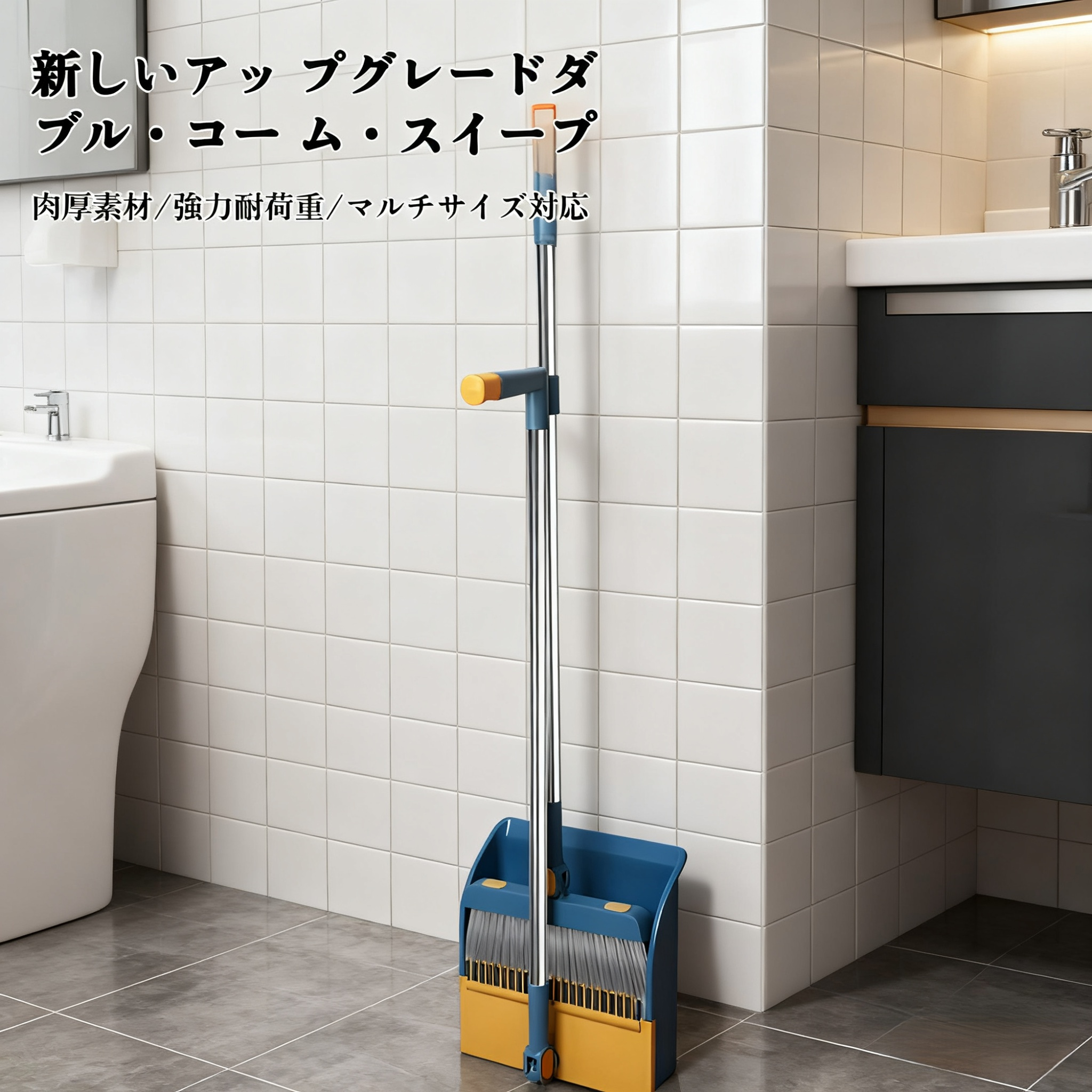 キッチンで使える掃除用ほうきセット