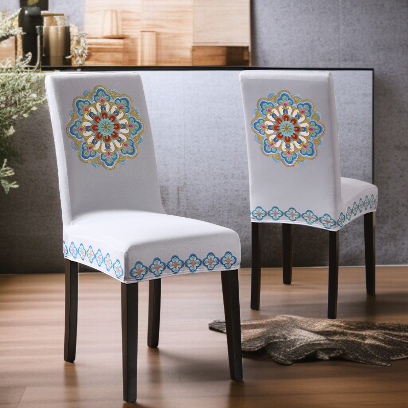 Four Seasons Dining Chair Table Cover Artistic Style High Space Utilization