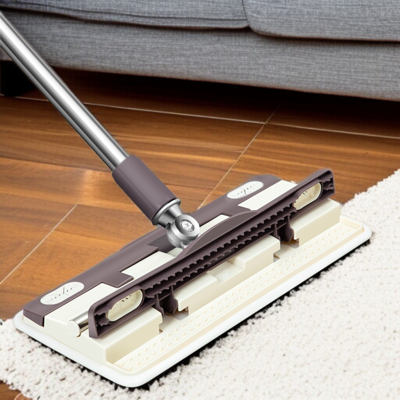 Mopa de piso multifuncional con toalla y mango extensible