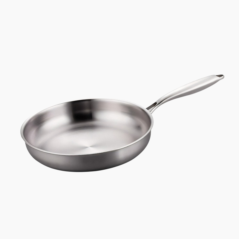 Sartén de acero de tres capas para cocina de inducción