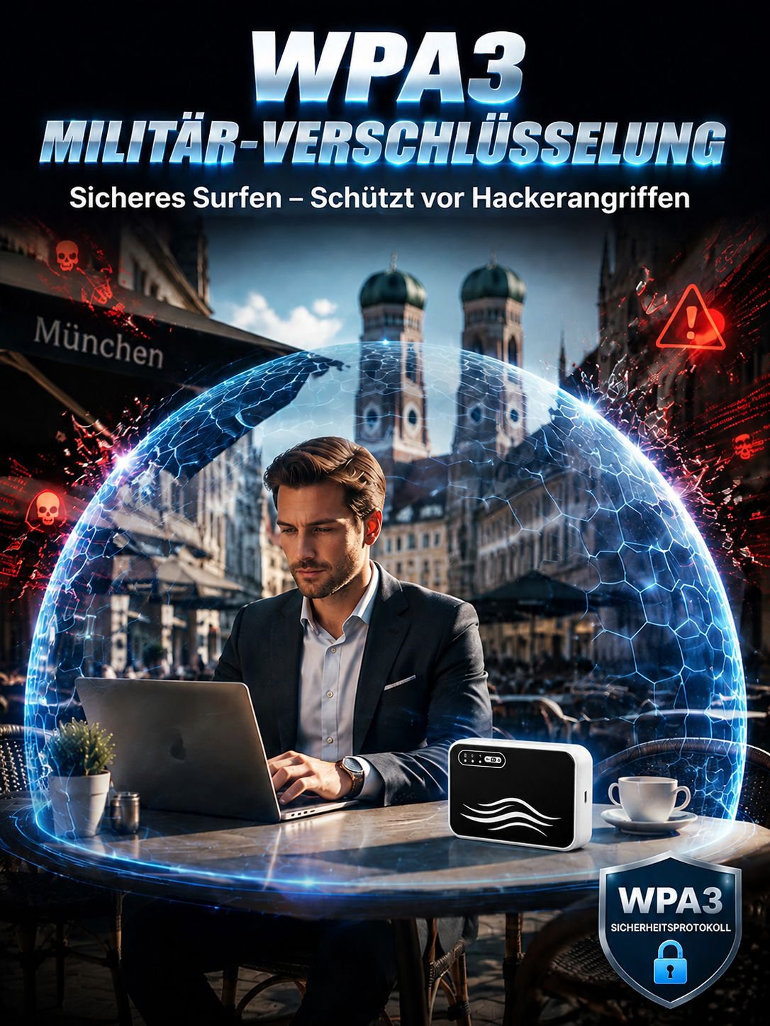 [Visumfrei für Geschäftsreisende, keine Funklöcher] Tragbares WLAN