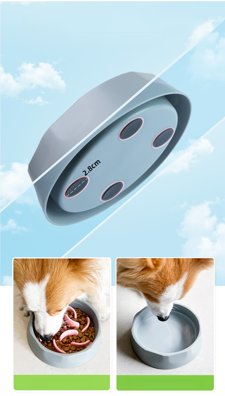 猫と犬用のポータブルペットフードボウル