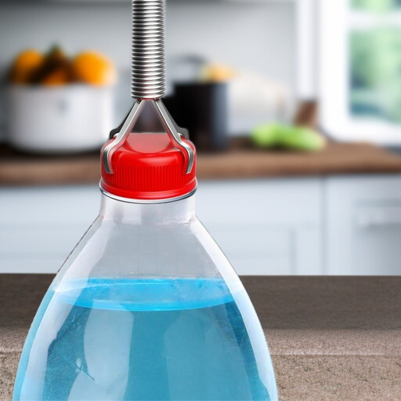 キッチン・バスルーム用スチールワイヤースプリング排水口クリーナー（爪付き）