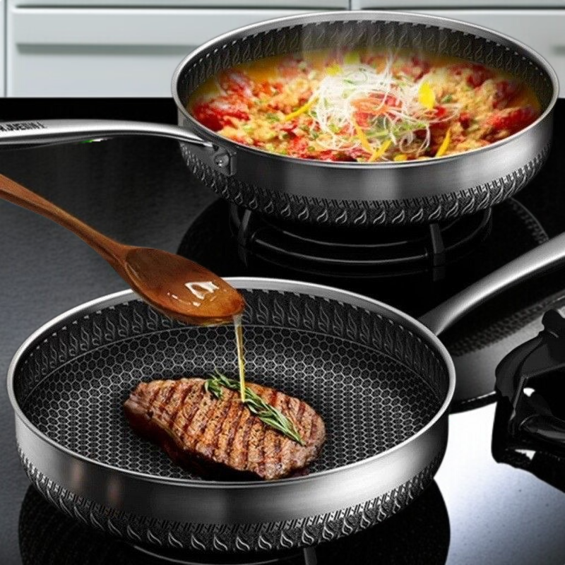 가정용 논스틱 후라이팬 양면 프라이팬 가스레인지 적용 부침개 오믈렛 프라이팬