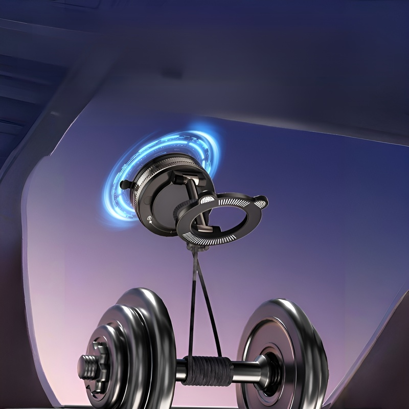 Cross-border new vacuum suction cup car magnetic bracket car navigation dedicated car supplies black