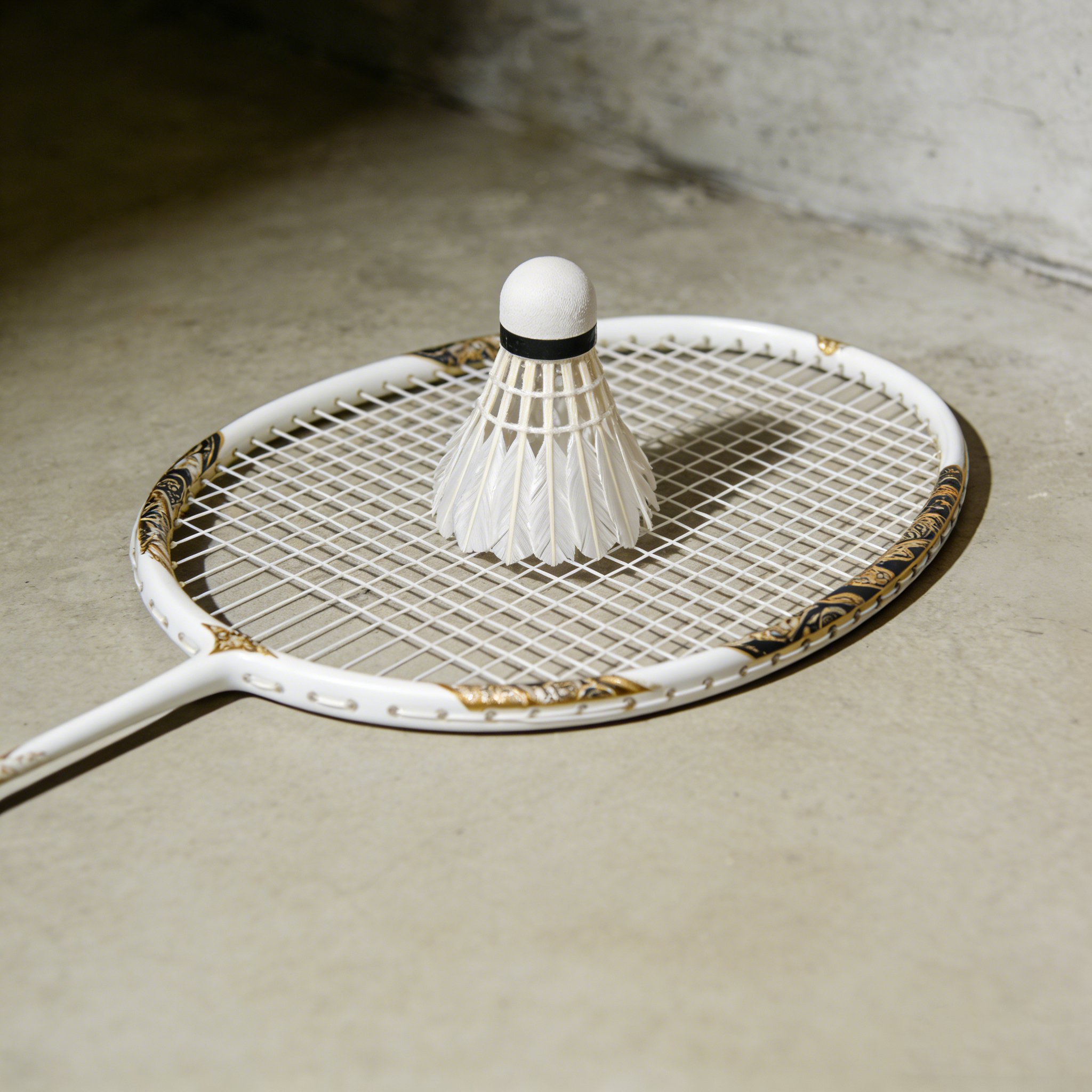 高品質羽毛球ラケットとシャトルセット全体画像