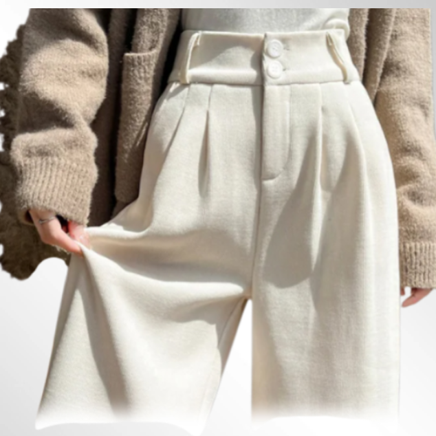 하이웨이스트 와이드 팬츠