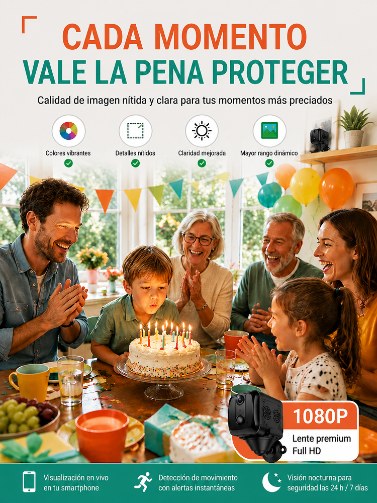 [wifi de doble frecuencia] Cámara de vigilancia infrarroja