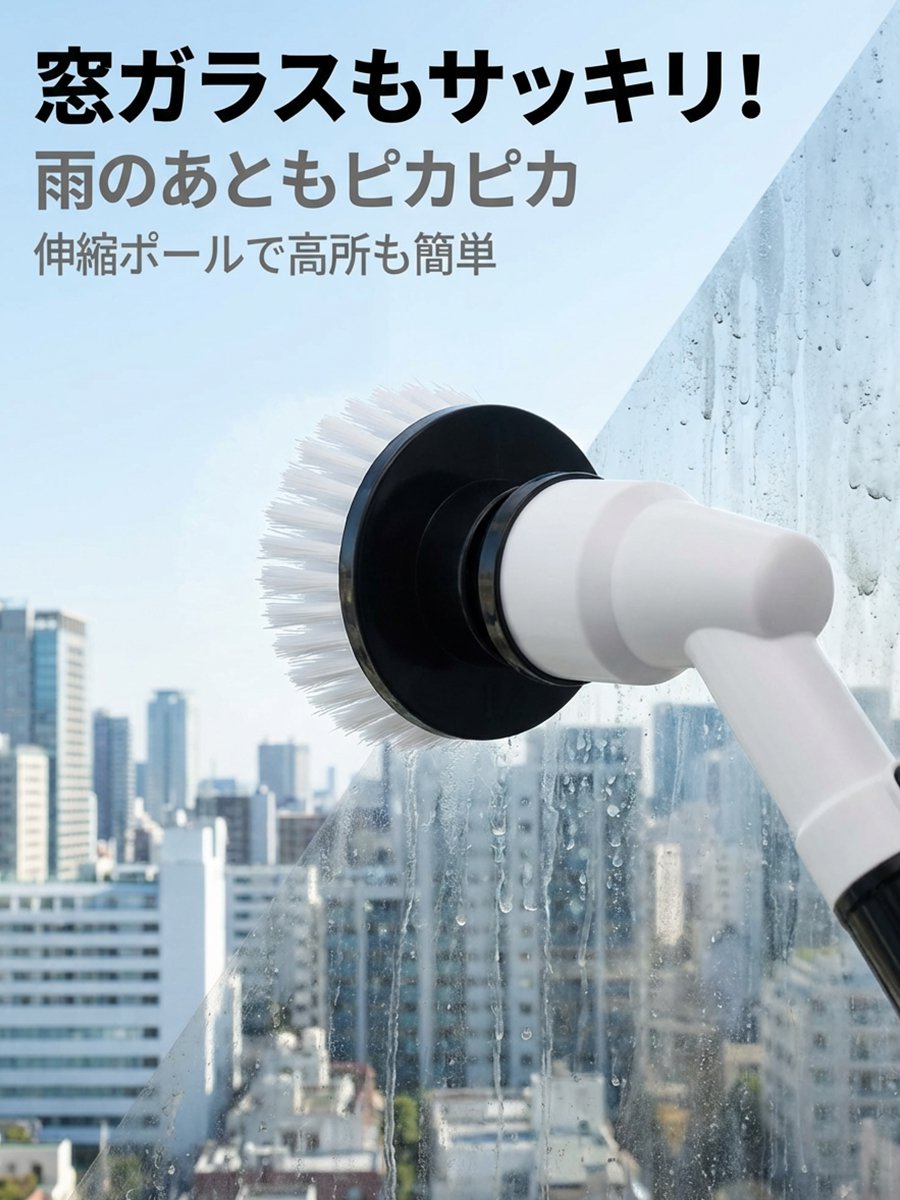窓のレールや狭い溝の掃除に便利なブラシ