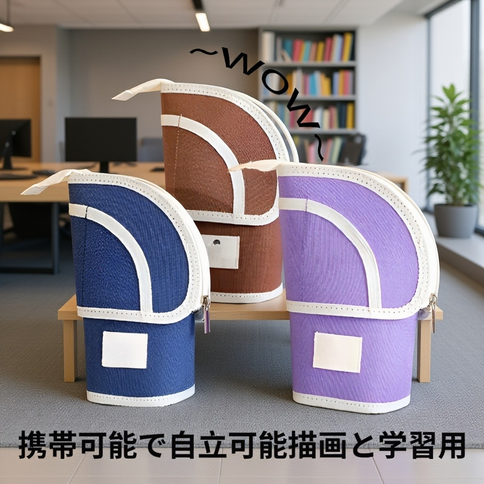 高品質素材のペンケースの詳細画像