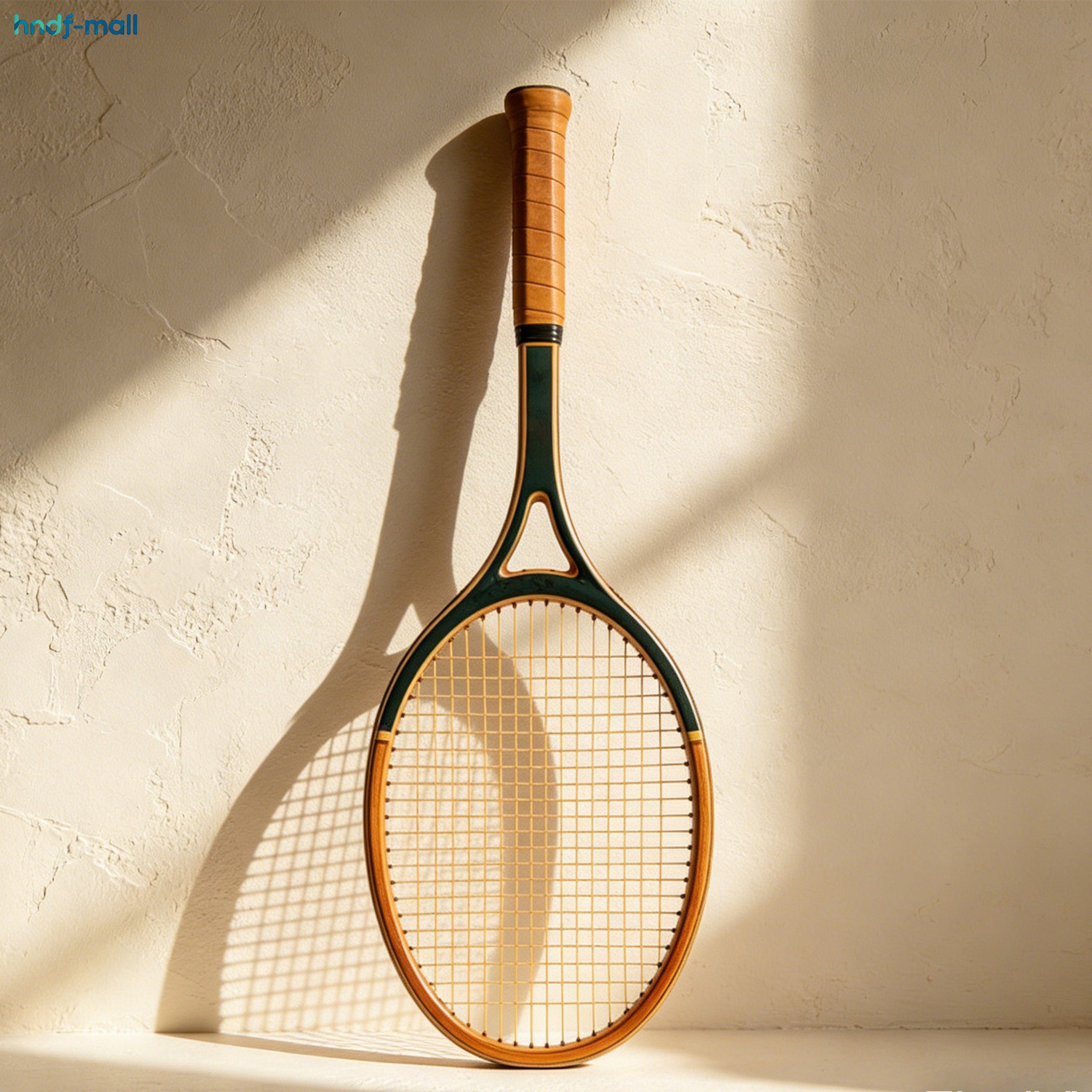 Lightweight tennis racket with comfortable grip