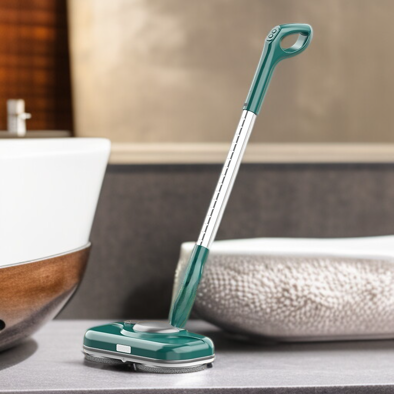  Bezprzewodowy elektryczny mop z podwójnym obrotowym spryskiwaczem