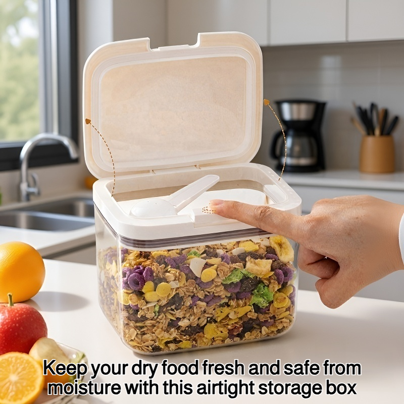 Storage box for dry food, airtight container