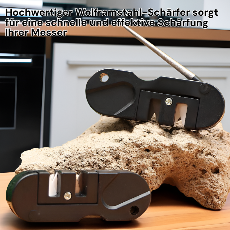 Outdoor Camping Wolframstahl Messerschärfer Tragbares Multifunktions-Schärfwerkzeug