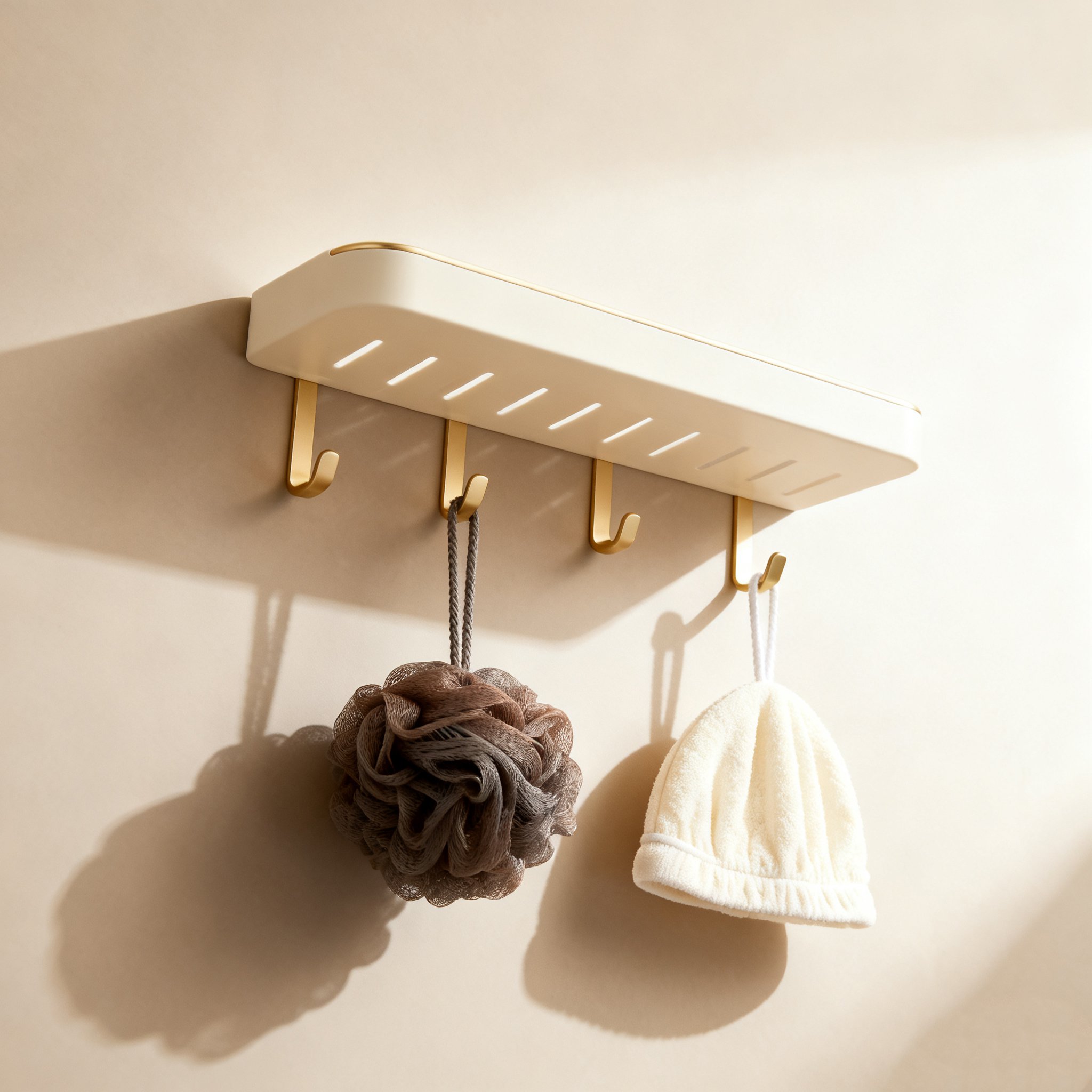 シンプルバスルームオーガナイザー12点セット全体写真