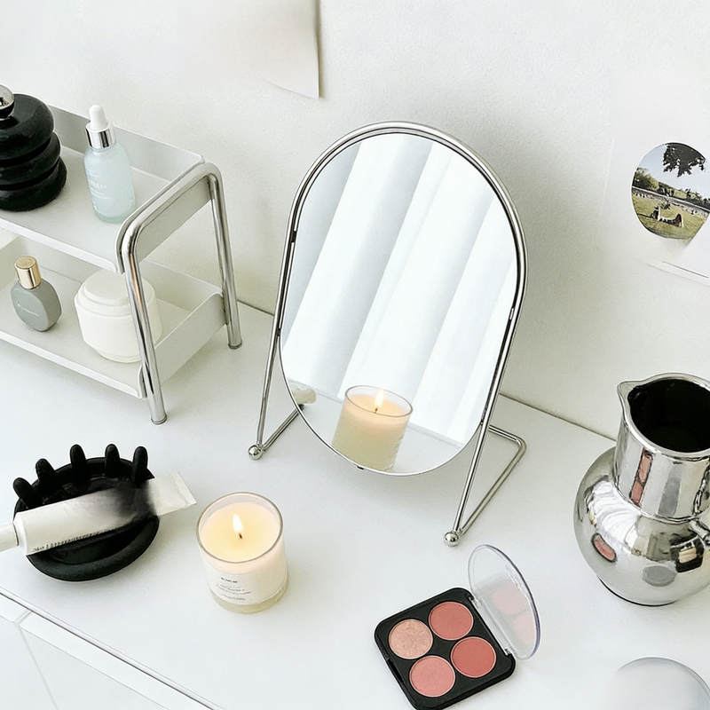 Luciai Moderner Mid-Century Schminktischspiegel