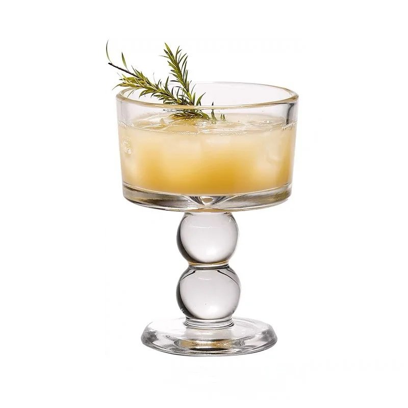 แก้วไวน์กาแฟโยเกิร์ต