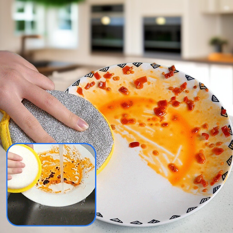 주방 설거지 스펀지 스펀지 가정용 내구 두꺼운 세척 용이