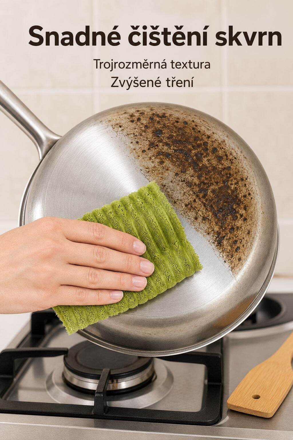 Detail bambusové kuchyňské utěrky