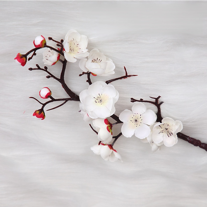 Artificial plum blossom branches