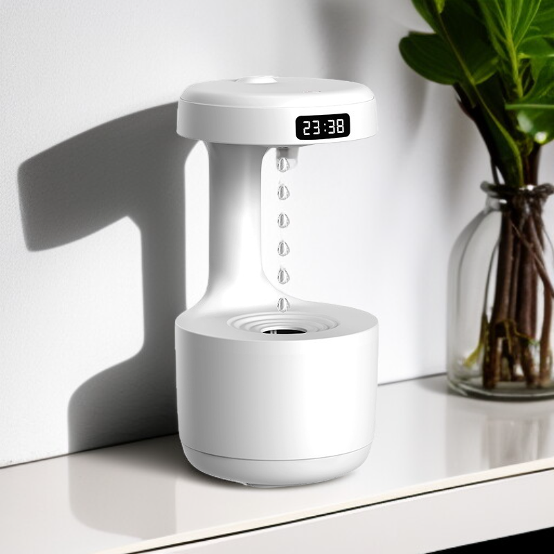 Diffuseur d’arômes mini USB de bureau, goutte d’eau anti-gravité, grande capacité