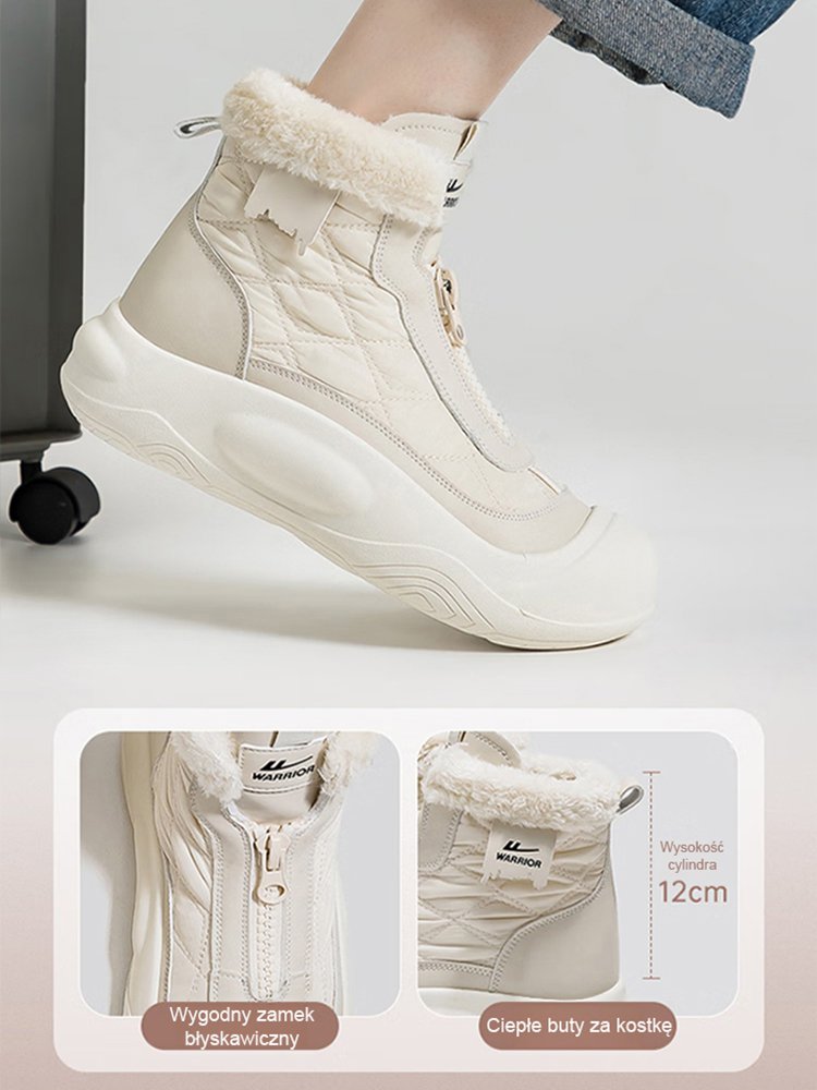 Ręcznie robione damskie skórzane casualowe buty za kostkę.