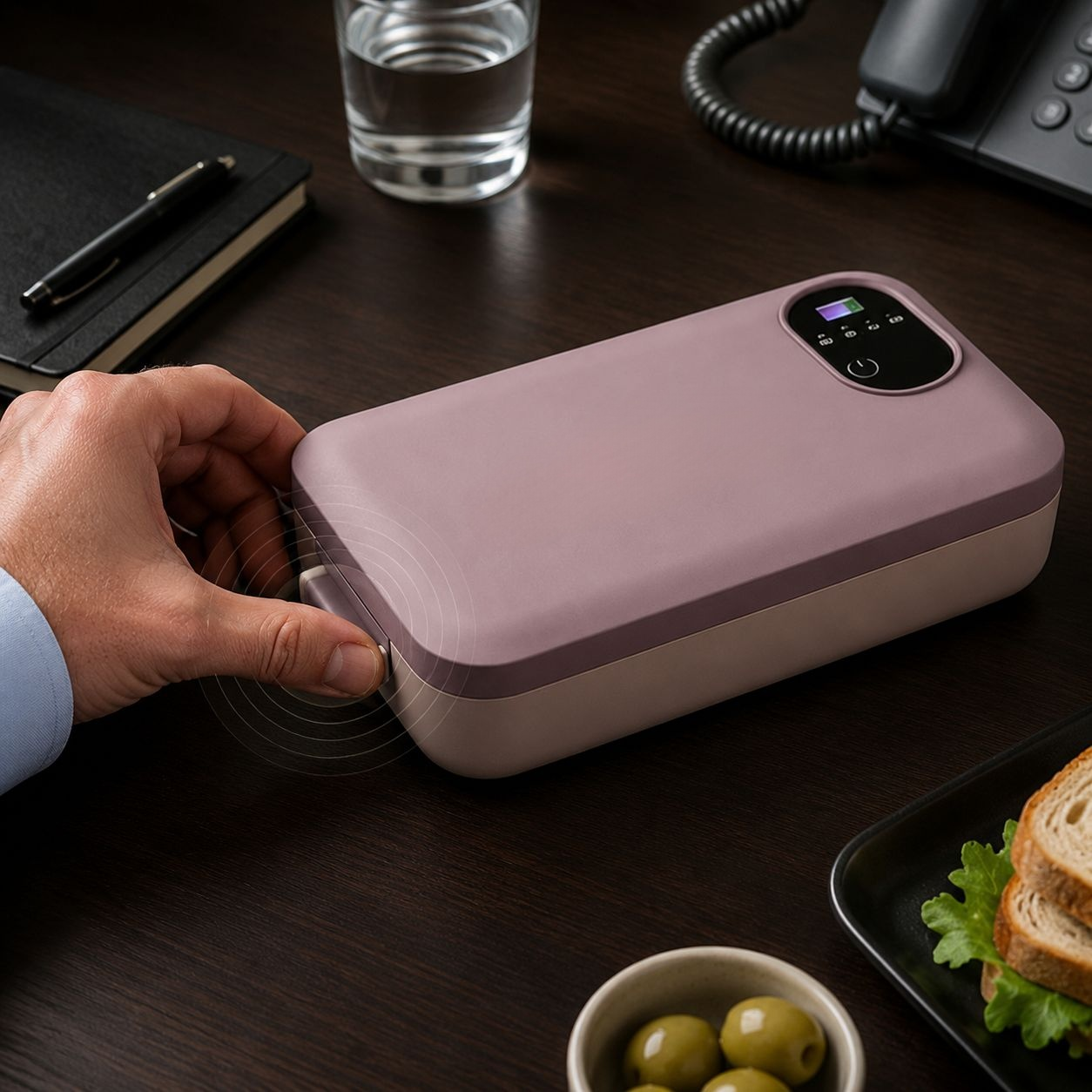 Durable waterproof lunch box for travel