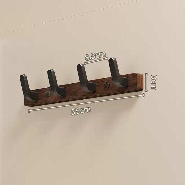Behind-the-door storage hooks