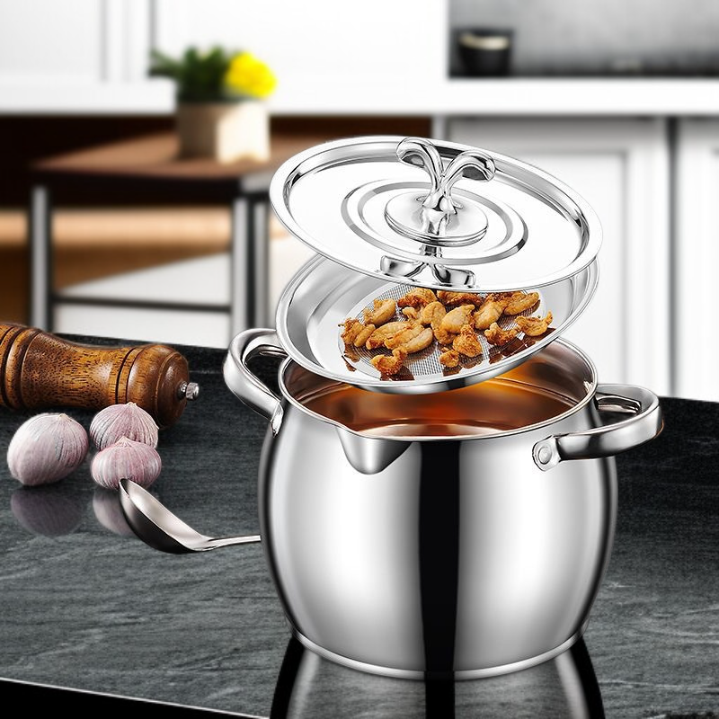 Stainless Steel Grease Filter Pot with Dust Cover