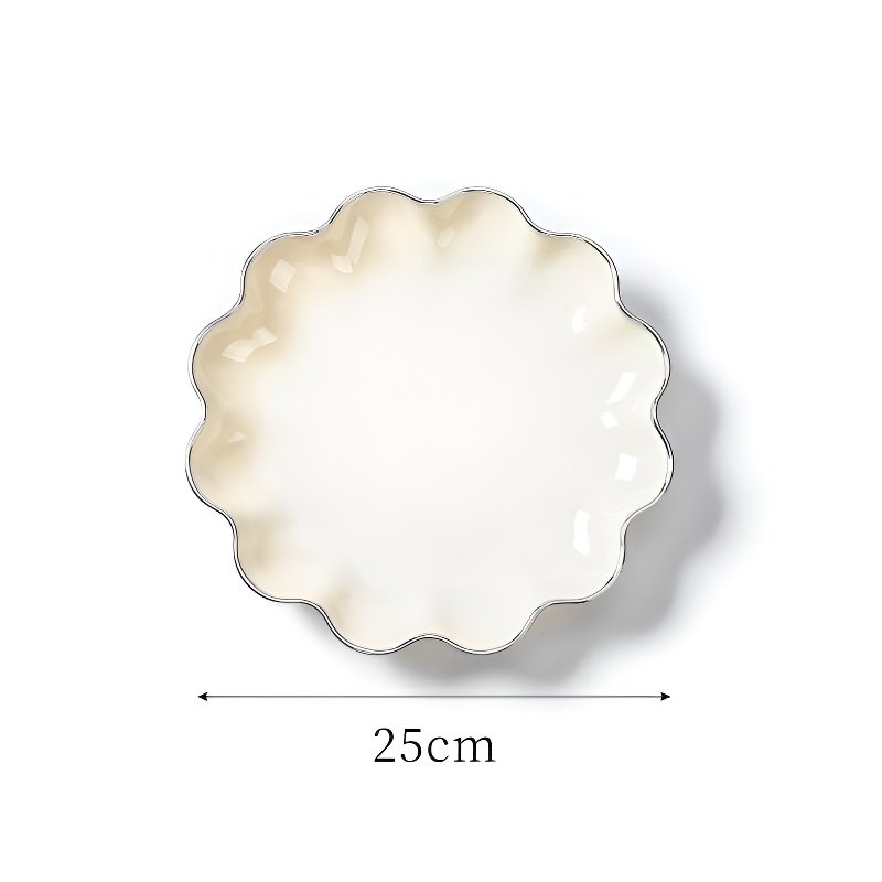 水波模様デザインヨーロッパ風フルーツプレート ケーキスタンド デザートテーブル