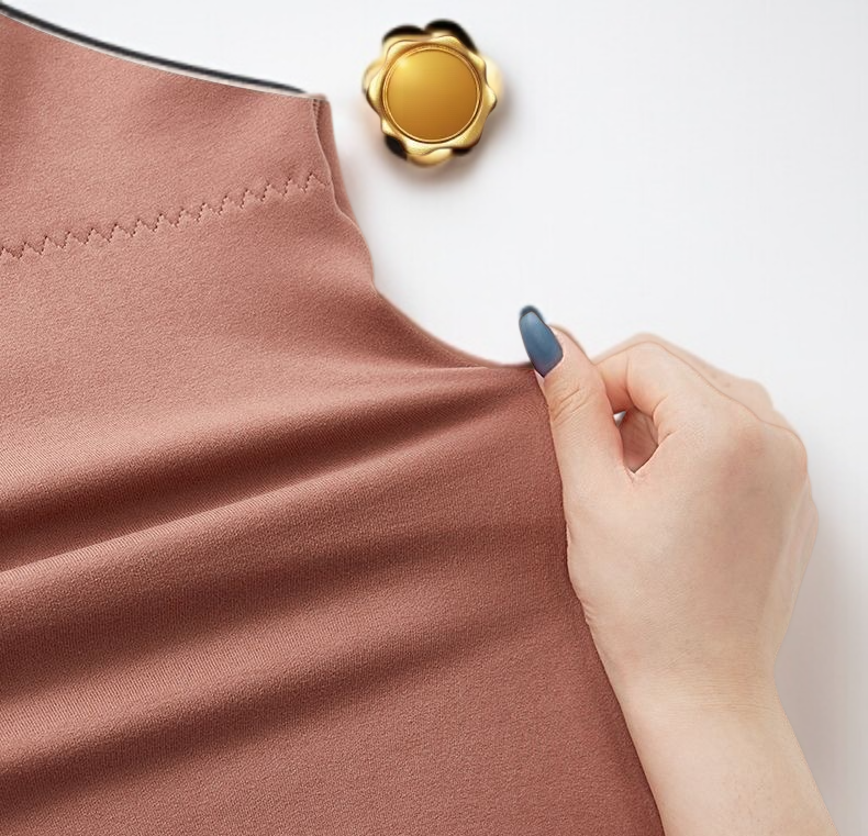 Side profile of women's chest cushion vest