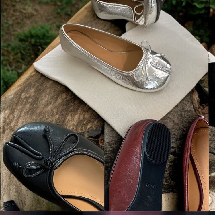 펌프스 여성 플랫 단화 캐주얼화 리본 빈티지 스퀘어 할머니 로퍼