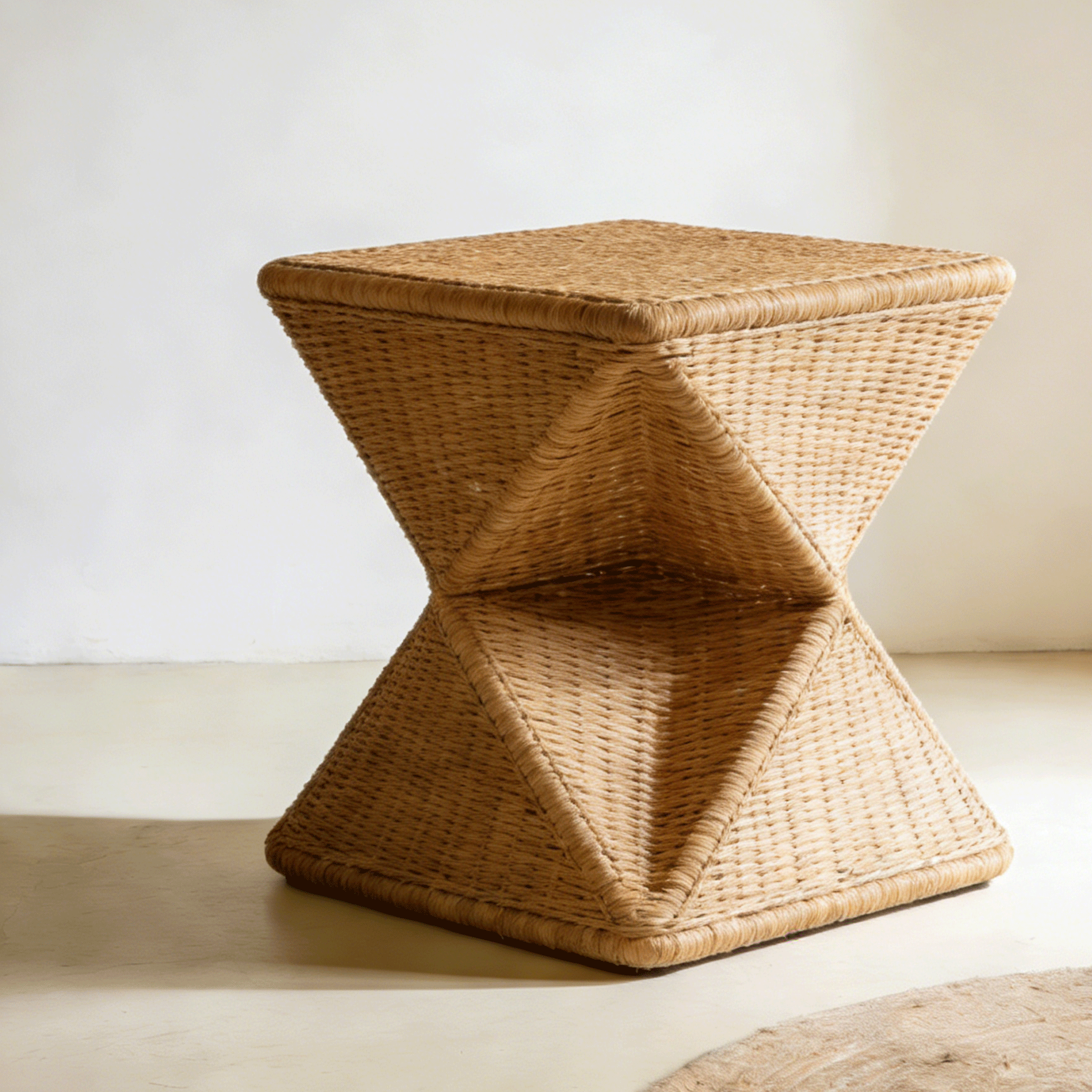 โต๊ะหวายรูปทรงไม่ซ้ำใครสำหรับตกแต่งบ้าน