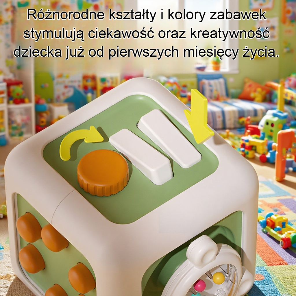 Pudełko z zabawkami dla niemowląt