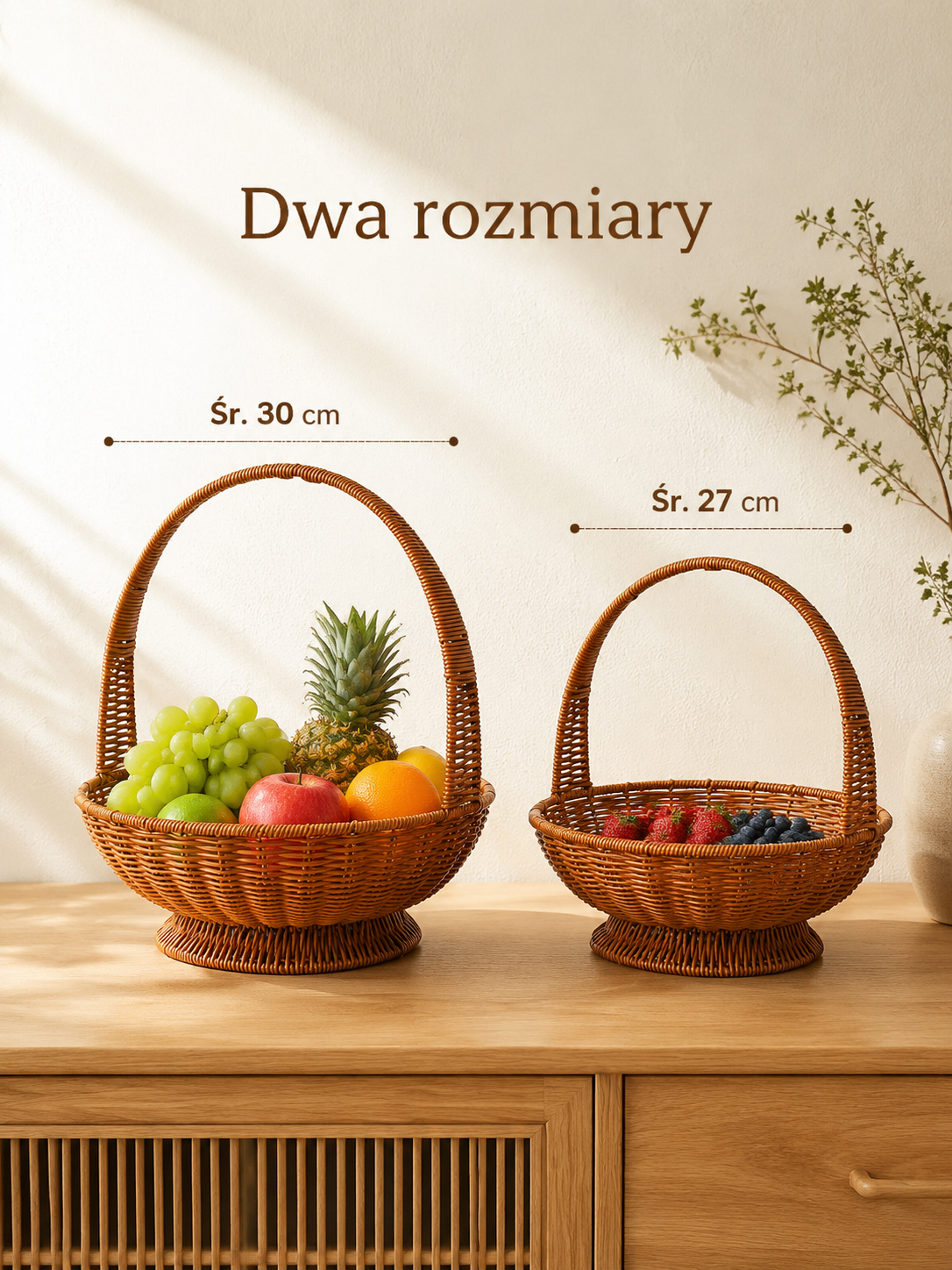 Domowy koszyk na zakupy, dekoracyjny kosz na kwiaty