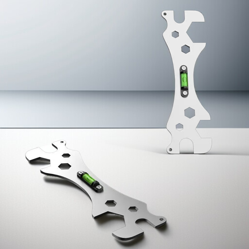 浴室用肉厚六角クランク・レンチ シャワーシャワー取り付け工具水平出し工具厚手シャワーシャワー専用レンチ