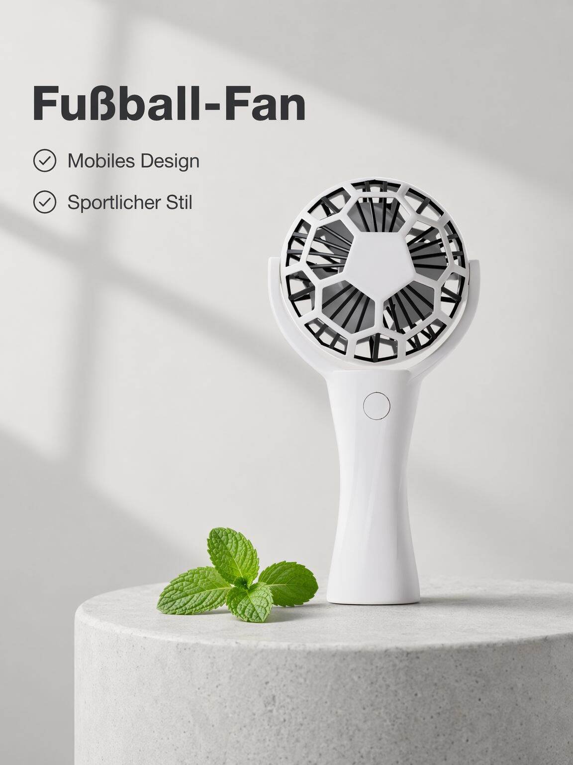 Neuer Fußball-Handventilator eines grenzüberschreitenden Herstellers für den Außenbereich, tragbarer