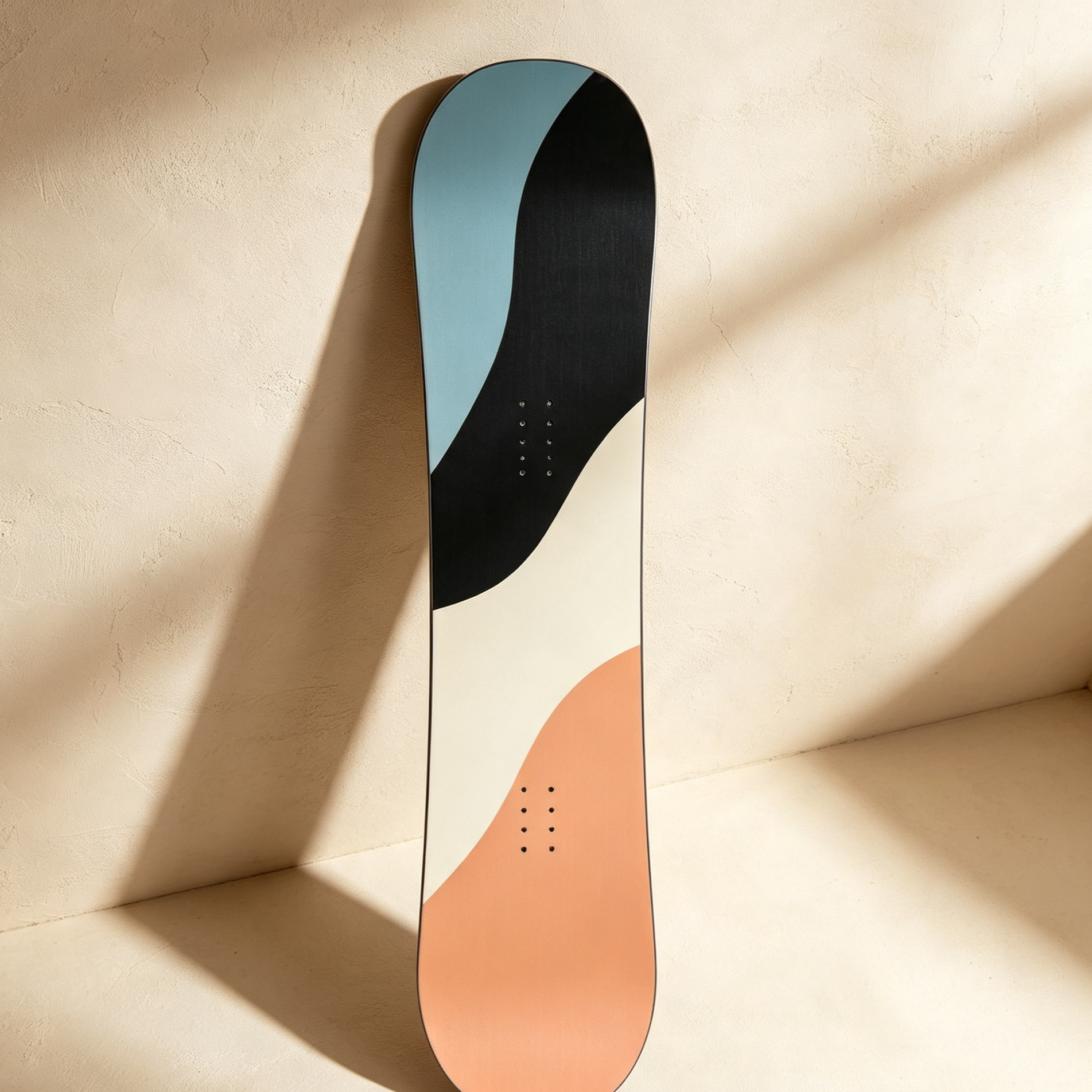 All-mountain snowboard with sleek design