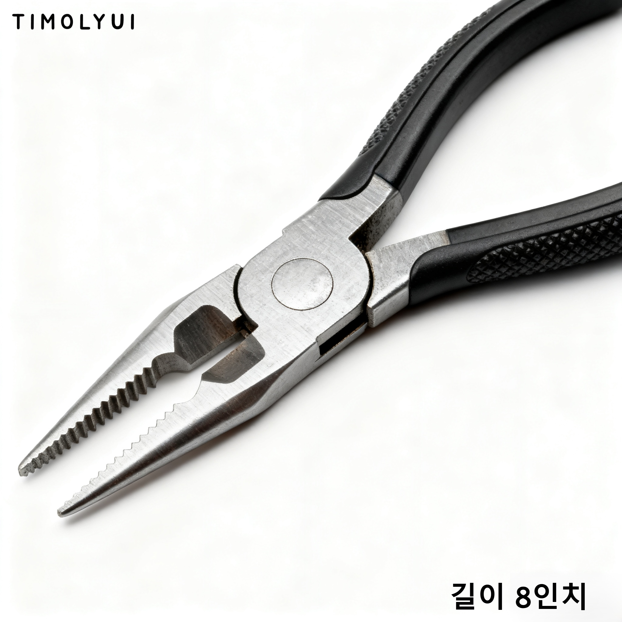 인체공학적 손잡이 와이어커터 사용 예시