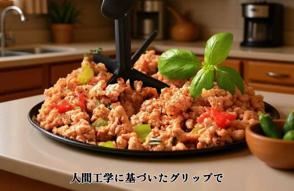 手持ち式肉切り機の全体写真